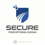 Digital Shield Logo  - Free customization