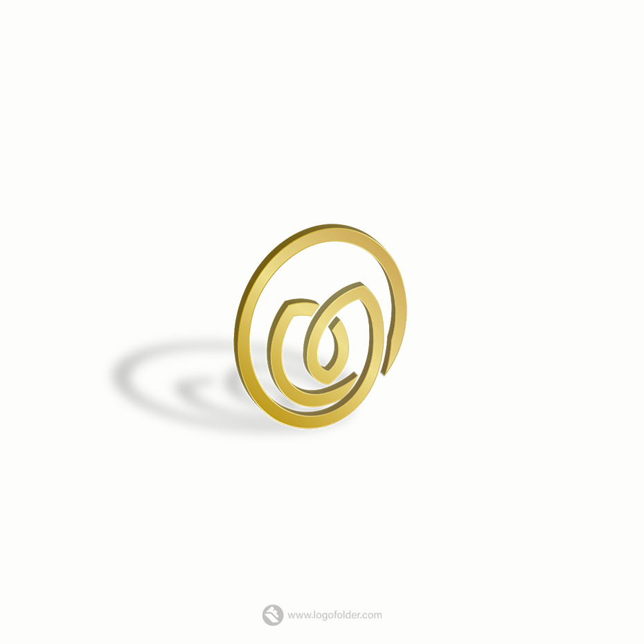 Golden Leaf Logo  -  Beauty & cosmetics logo design