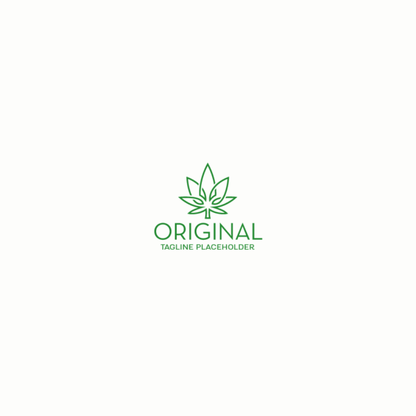 Cannabis Logo  -  Floral & plant logo design