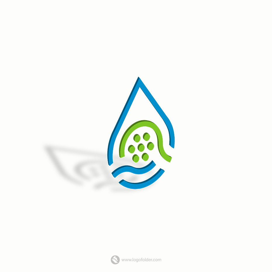 Water Filter Logo + HD Video Intro  -  Environmental & agriculture logo design
