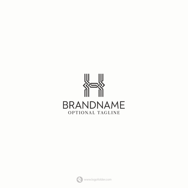 Elegant Letter H Logo + Video Intro  -  Fashion logo design