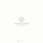 Heart and Leaf Logo  - Free customization