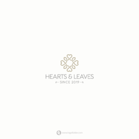 Heart and Leaf Logo  -  Community & non-profit logo design