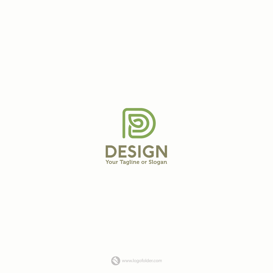 Design – Letter D Logo  -  Letter & typographic logo design