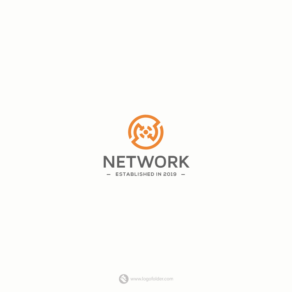 Network – Letter N Logo  -  Communication logo design
