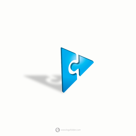 Puzzle Arrow Logo  - Free customization