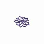 Floral Star Logo  - Free customization