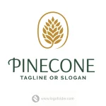 Pine Cone Logo  - Free customization