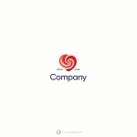 Spiral Heart Logo  - Free customization