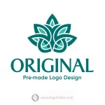Decorative Leaf Logo  - Free customization