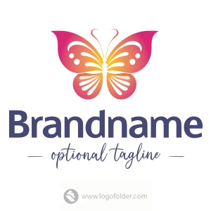 Butterfly Logo  - Free customization
