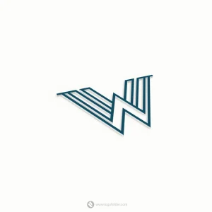 Minimal Letter W Logo  - Free customization