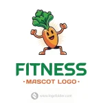 Fitness Buddy Mascot Logo  - Free customization