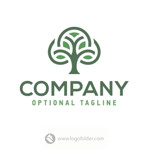 Simple Tree Logo  - Free customization