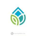 Drop Leaf Logo  - Free customization