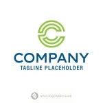 Single Line Letter C Logo  - Free customization