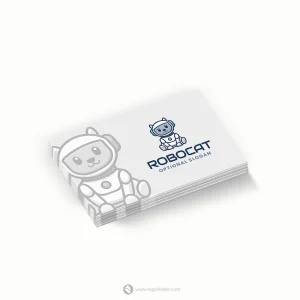 Robot Cat Logo  - Free customization