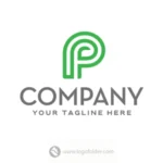 Pathway – Letter P Logo  - Free customization