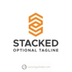 Stacked – Letter S Logo  - Free customization