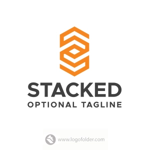 Stacked – Letter S Logo  - Free customization