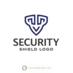 Letter V Shield Logo  - Free customization