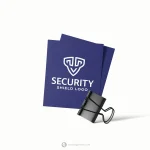 Letter V Shield Logo  - Free customization