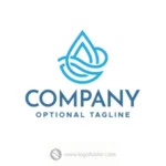 Drop Wave Logo  - Free customization