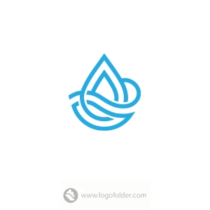 Drop Wave Logo  - Free customization