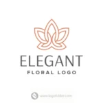 Floral Flow Logo  - Free customization
