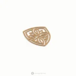Floral Shield Logo  - Free customization