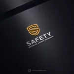 Letter S Shield Logo  - Free customization