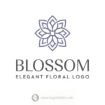 Floral Bloom Logo  - Free customization