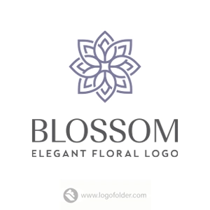 Floral Bloom Logo  - Free customization