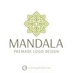 Floral Mandala Logo  - Free customization