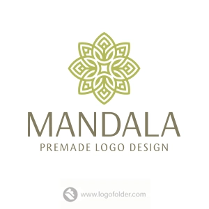 Floral Mandala Logo  - Free customization