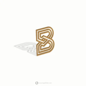 Interwoven Letter B Logo  - Free customization