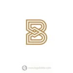 Interwoven Letter B Logo  - Free customization