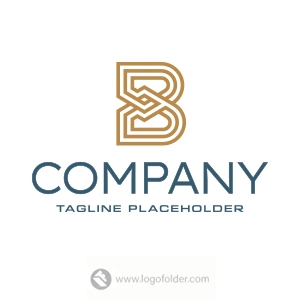 Interwoven Letter B Logo  - Free customization