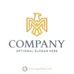 Letter M Eagle Logo  - Free customization