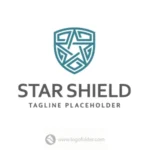 Star Shield Logo  - Free customization