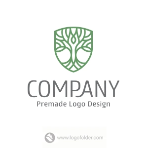 Tree Shield Logo  - Free customization
