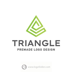 Minimal Triangle Logo  - Free customization