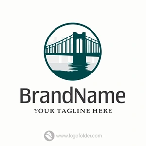 Premade Bridge Logo Design with Exclusive Rights