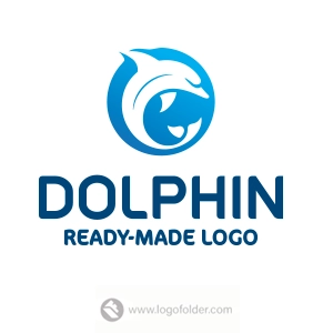 Premade Dolphin Logo Design with Exclusive Rights