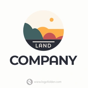Premade Landscape Logo Design with Exclusive Rights