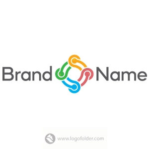 Premade Link Circle Logo Design with Exclusive Rights