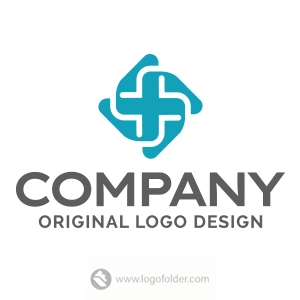 Premade Medical Cross Logo Design with Exclusive Rights