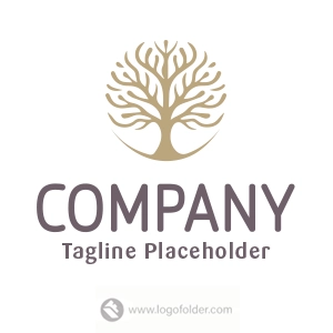 Premade Organic Tree Logo Design with Exclusive Rights
