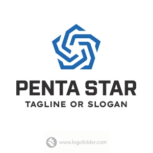 Premade Penta Star Logo Design with Exclusive Rights