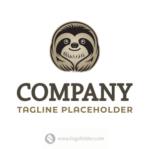 Premade Sloth Logo Design with Exclusive Rights